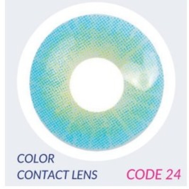 لنز چشم رنگی لئا lea کد 24 (در انتخاب رنگ لنز به تمام تصاویر دقت کنید)