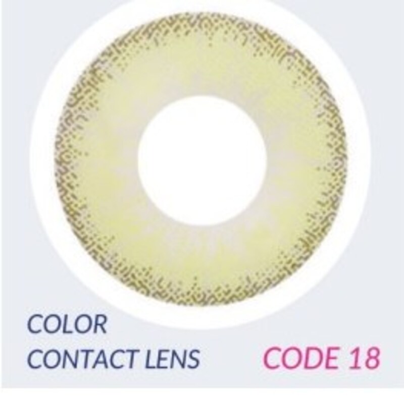 لنز چشم رنگی لئا lea کد 18 (در انتخاب رنگ لنز به تمام تصاویر دقت کنید)