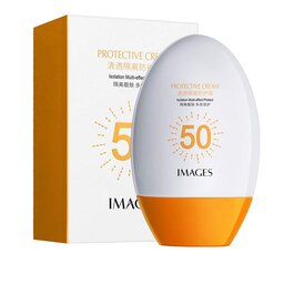 کرم ضد آفتاب ایمیجز  SPF50 بی رنگ حجم 45 میلی لیتر کرم ضد آفتاب تخم مرغی 

