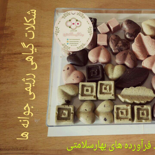 شکلات رژیمی گیاهی جوانه ها( 300 گرم) توزیع در اصفهان