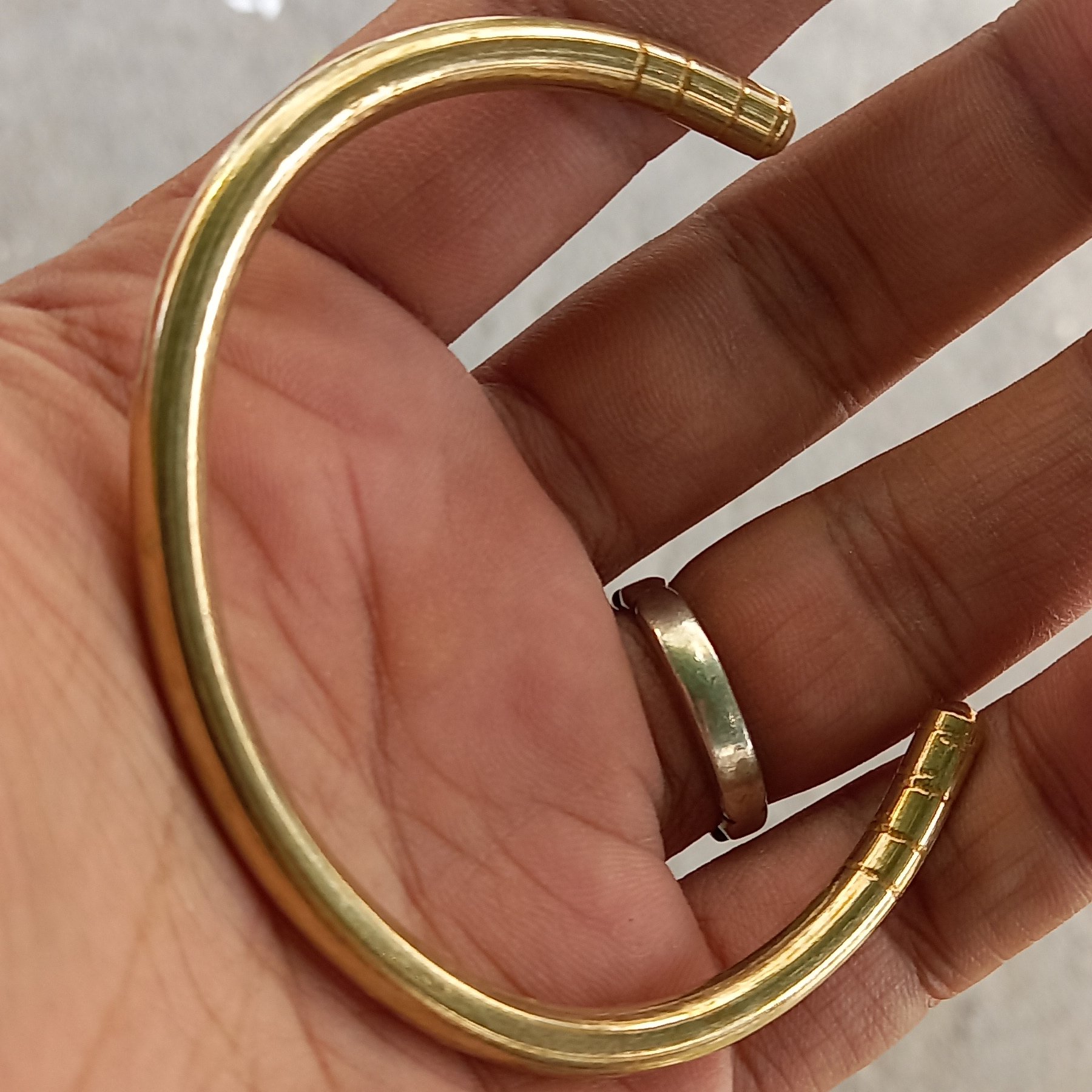 خلخال دستبندطلایی ساده