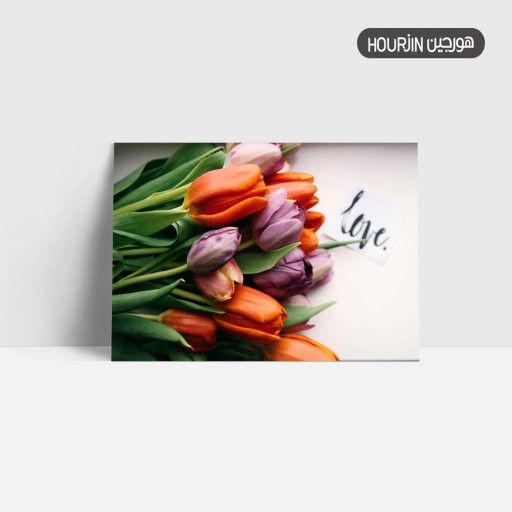 کارت پستال عاشقانه لاله + قابلیت بارگذاری صدا