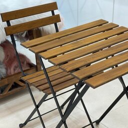 تک صندلی تاشو طرح ایکیا تارنو بالکن تراس کافه (هزینه ارسال بعهده خریدار میباشد)