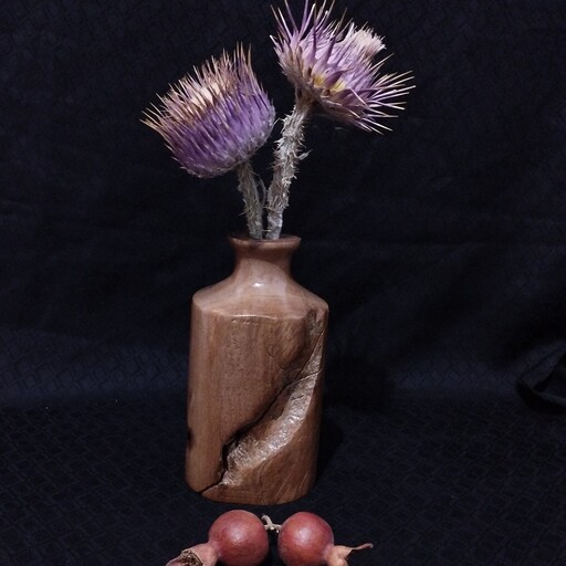 گلدان روستیک چوب