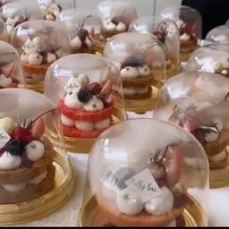 پک  37تایی ظرف دسر و ظرف کاپ کیک در  طلایی با قطر 10 و ارتفاع 9 سانت