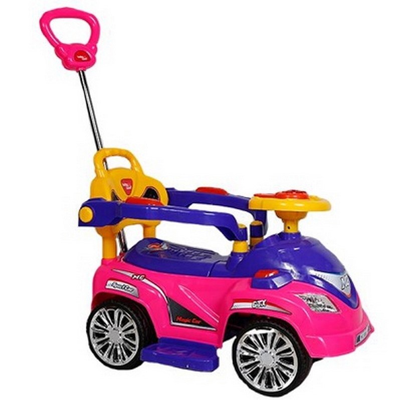 ماشین کودک بی بی لند مدل مجیک کار Magic Car رنگ صورتی مامزنینی
