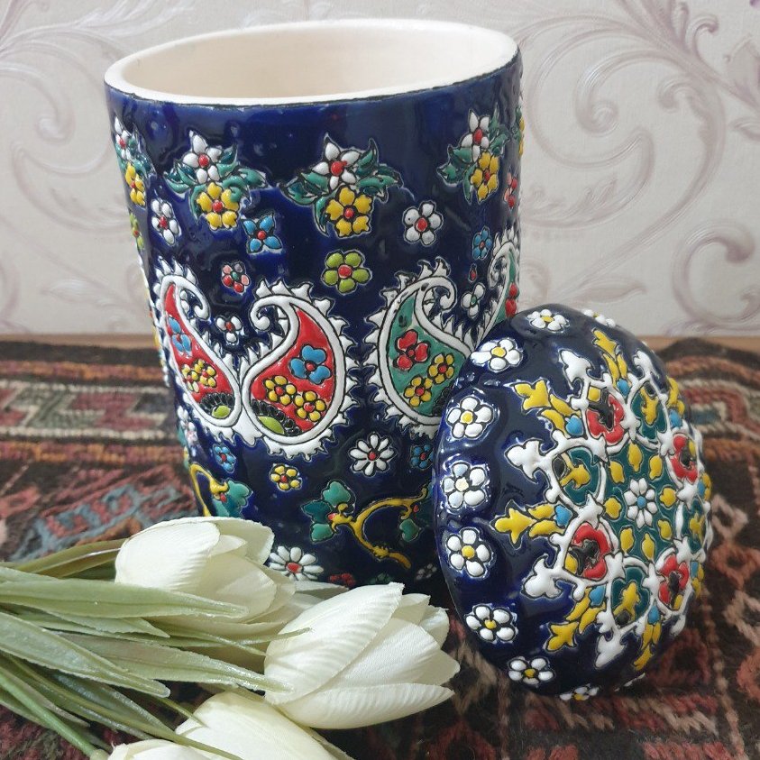بانکه سرامیکی سه عددی میناکاری