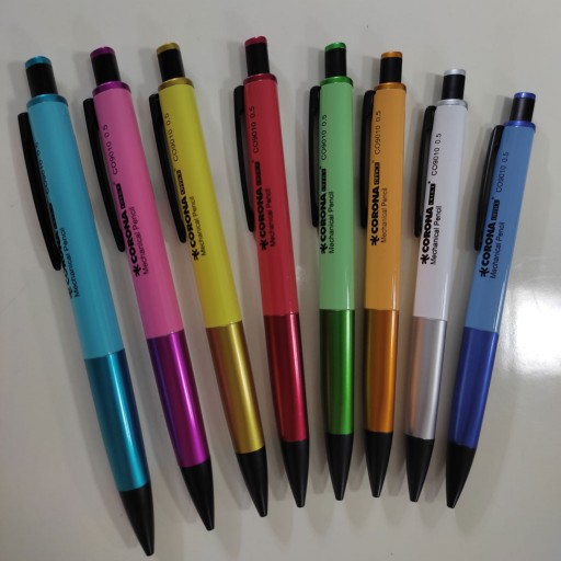 مداد نوکی هفت دهم کرونا مدل آفیس در 8 رنگ مختلف