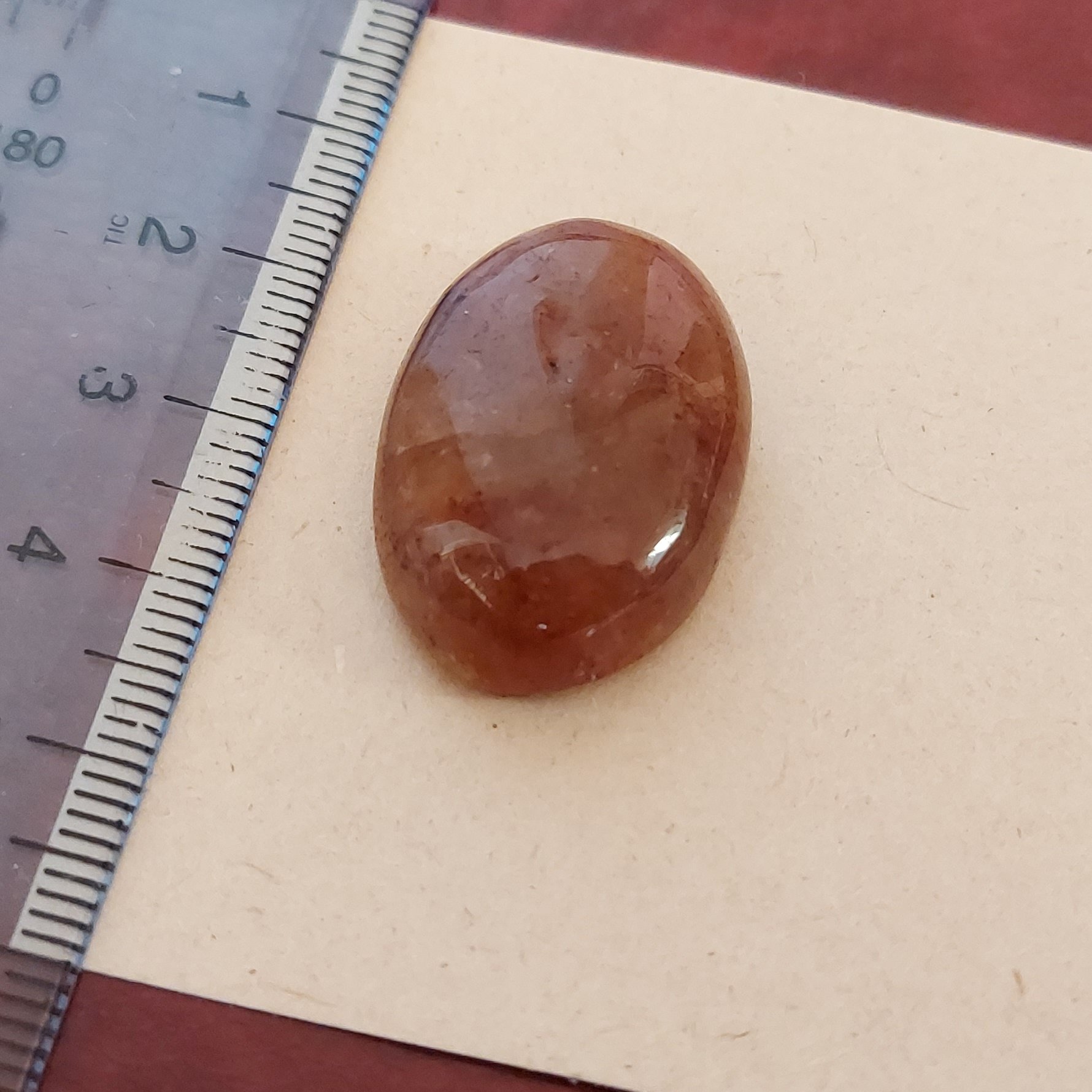 نگین سنگ در خونی ( کوارتز ) کد122
