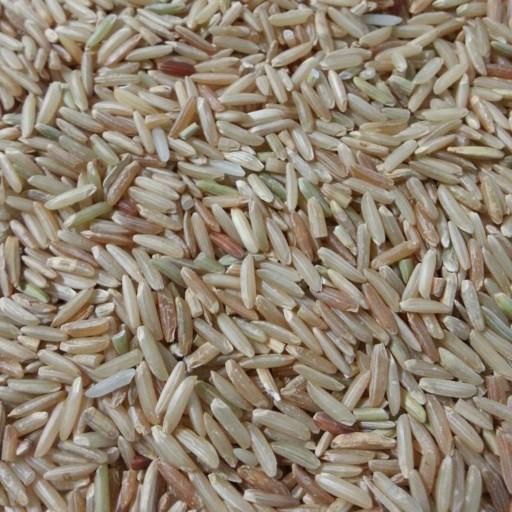 برنج قهوه ایی ( شیرودی ) 10 کیلوگرمی - برنج دهفری - برنج حاج رزاق