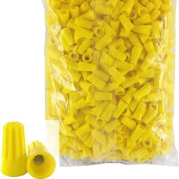 کانکتور پیچی (SP4) زرد بسته 100 عددی