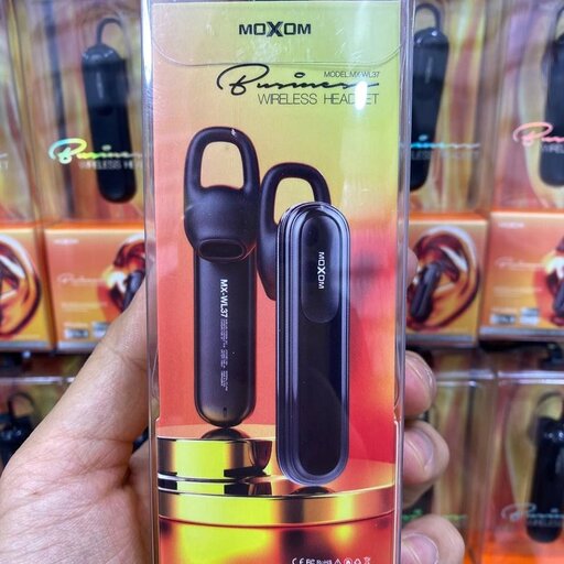 بلوتوث تک گوش MOXOM مدل MX-WL37 
کیفیت صدای عالی 
