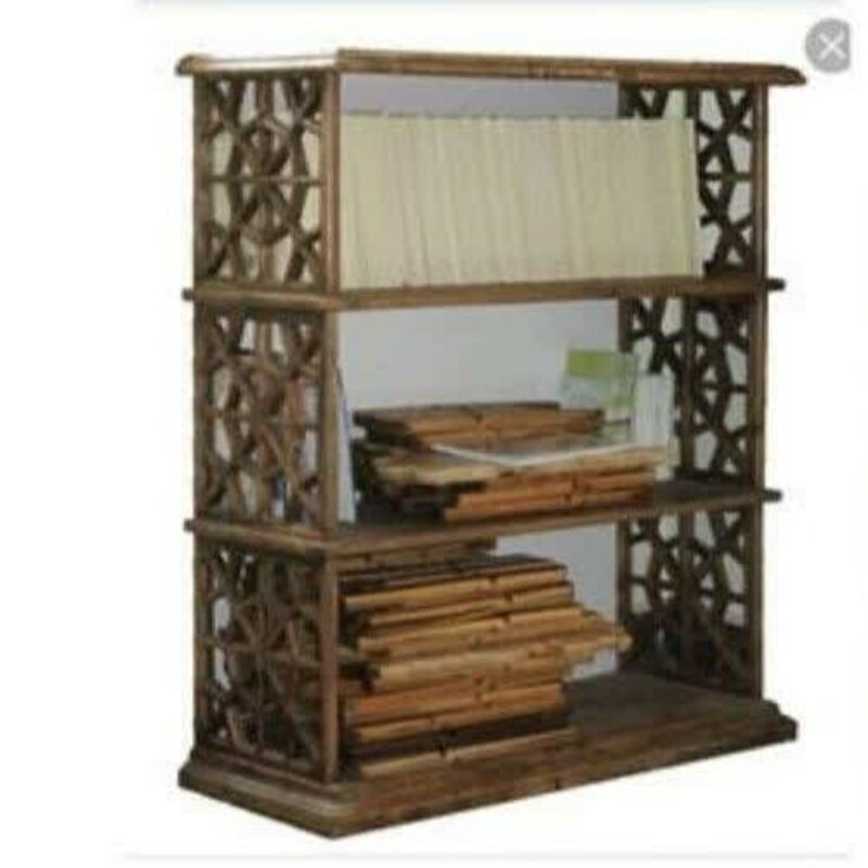 کتابخانه چوبی شلف استند قفسه تحویل در باربری مقصد 