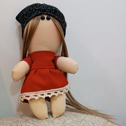 عروسک روسی زیبا دستساز 20سانتی جنس بدن پارچه درجه یک و الیاف طبیعی بدون حساسیت