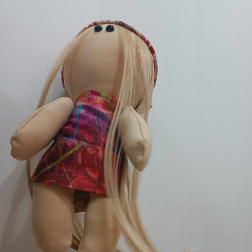 عروسک روسی زیبا دستساز 20سانتی جنس بدن پارچه درجه یک و الیاف طبیعی بدون حساسیت😍