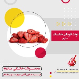 توت فرنگی خشک