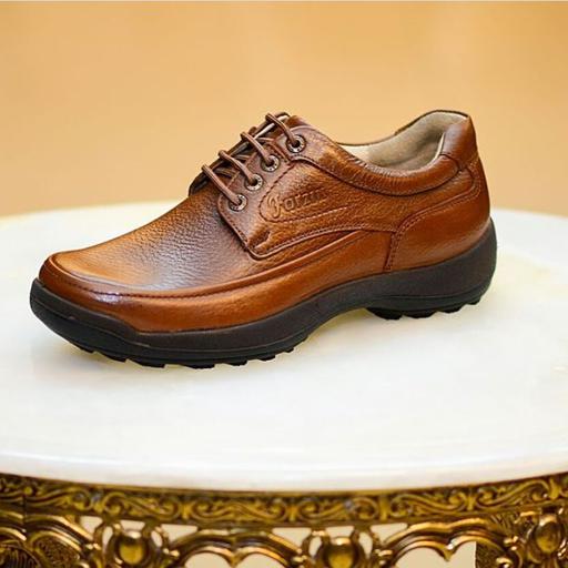 کفش مردانه طبی اصل فرزین چرم موناکو بندی