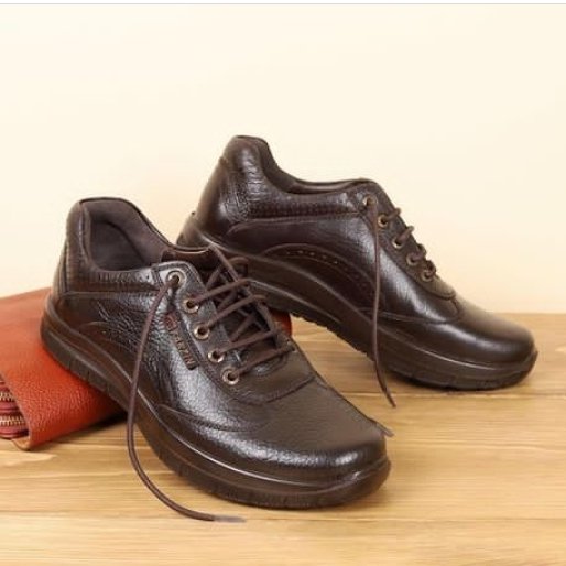 کفش چرم طبی مردانه مدل اسکیچرز فرزین بندار