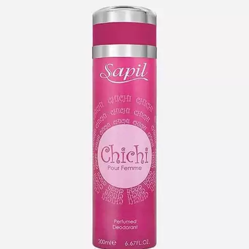 اسپری بدن ساپیل زنانه چی چی صورتی Sapil Chi Chi Pour Femme 200ml