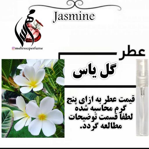 عطر گل یاس سفید اسپرت jasmine حجم 5 میل