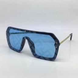 عینک آفتابی مردانه و زنانه چند ضلعی مارک فندی(رنگ آبی)