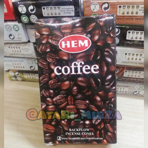 عود آبشاری هم رایحه قهوه  بسته 10 عددی. کافی Coffee