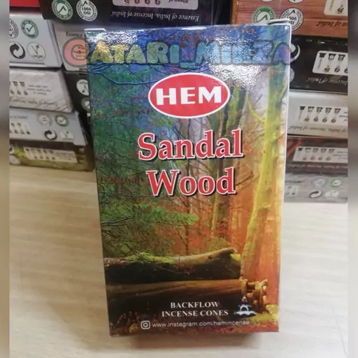 عود آبشاری هم رایحه صندل وود بسته 10 عددی SandalWood 