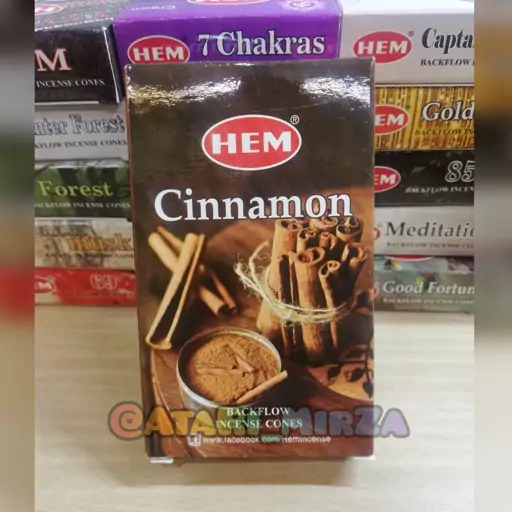 عود آبشاری هم رایحه چوب دارچین بسته 10 عددی Cinnamon 