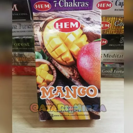 عود آبشاری هم رایحه انبه بسته 10 عددی Mango 