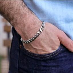 دستبند کارتیر ضخیم مردانه استیل اسپورت (لاوین گالری)