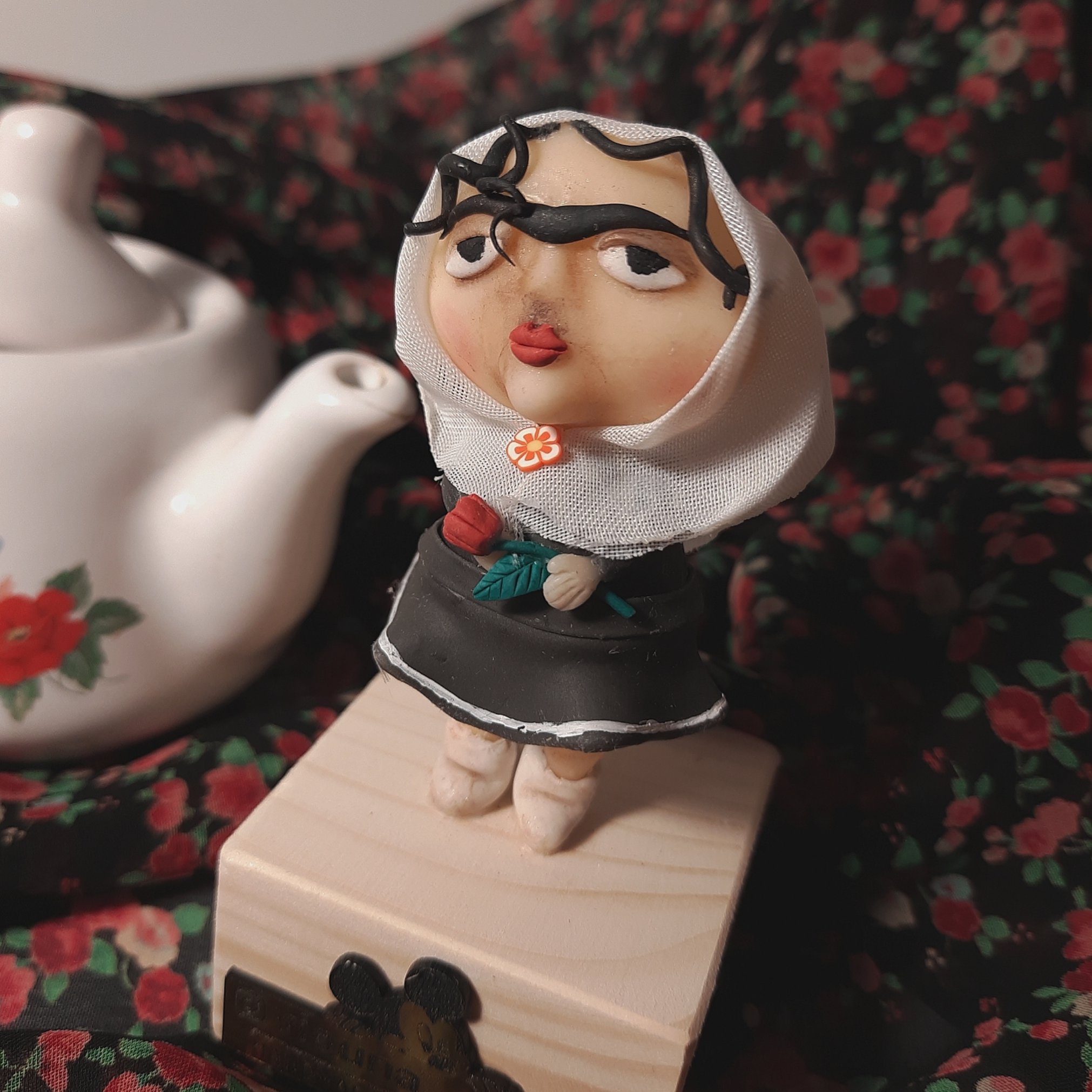 مجسمه خمیری خاتون قاجاری