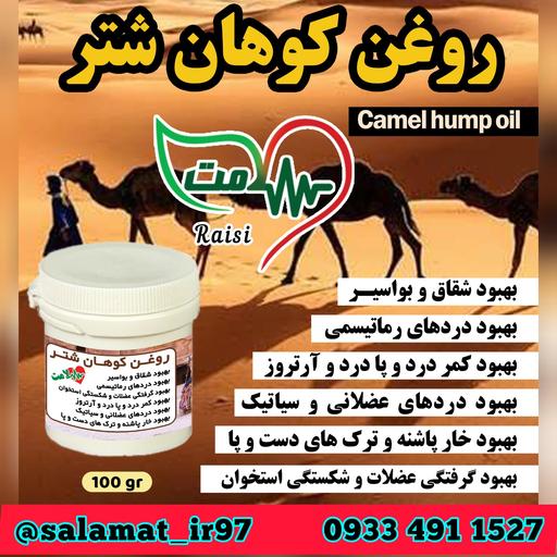 روغن کوهان شتر 100 گرمی 10 تایی عمده ( پماد کوهان شتر )