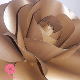 گل رز کاغذی متوسط سی سانتیمتری در رنگهای مختلف