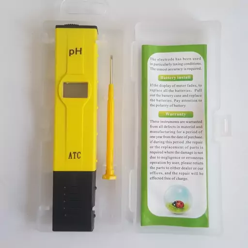 PH METER ATC
پی اچ متر مارک ATC همراه با پودر بافر و پیچ کالیبراسیون