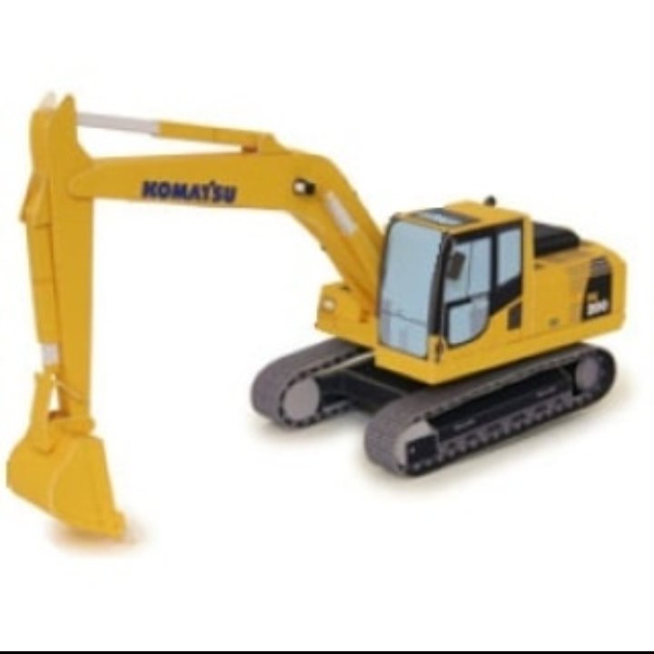 ماکت ماشین آلات در رنگ های مختلف جنس مقوا با تمام جزئیات