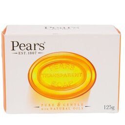 صابون شفاف کننده پیرز pears مدل natural oils Pr001 بسته 6 عددی