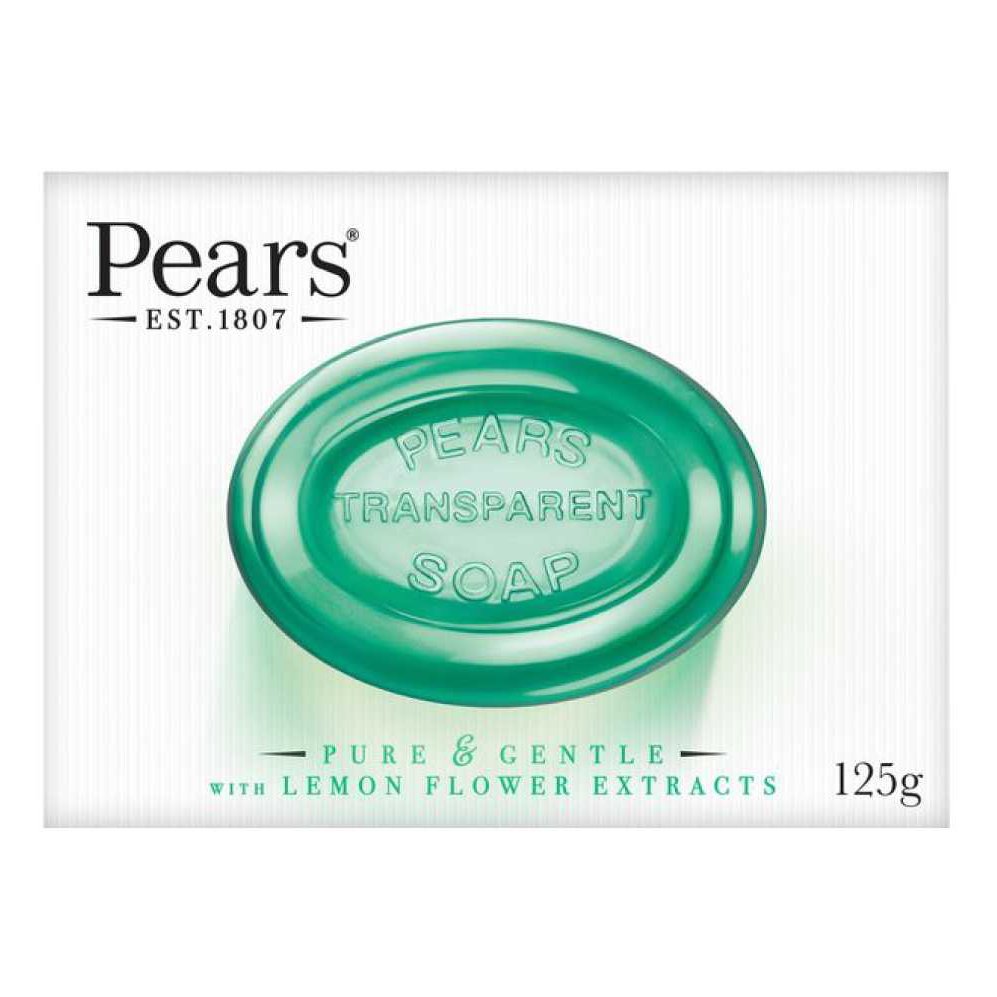 صابون پیرز Pears پاک کننده چربی پوست لیمویی بسته 6 عددی