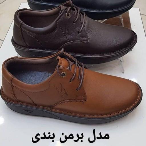 کفش چرم طبی اصل مدل برمن بندی کار تبریز برای شرکت دایتون