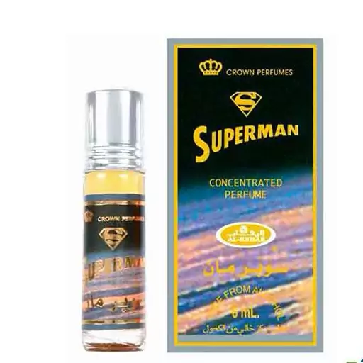 عطر عربی سوپرمن برند الرحاب حجم 6 میل Al-Rehab Superman