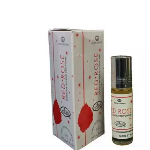 عطر  عربی رد روز برند الرحاب حجم 6 میل Al-Rehab Red Rose