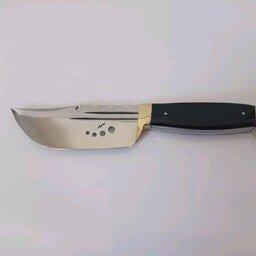 چاقوی فولادی پوست کنی استاد صمد طرح دو دسته فیبر