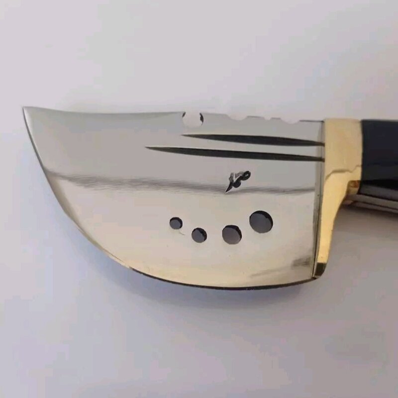 چاقوی فولادی پوست کنی استاد صمد طرح یک دسته فیبر