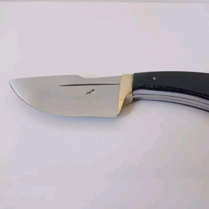 چاقوی فولادی پوست کنی استاد صمد طرح سه دسته فیبر