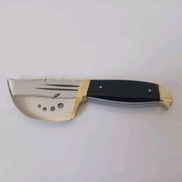چاقوی فولادی پوست کنی استاد صمد طرح یک دسته فیبر