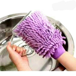 دستکش میکروفایبر ماکارونی دو عددی 