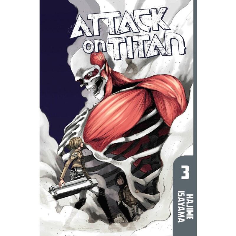 کتاب مانگا نبرد با تایتانها جلد سوم   attack on titan 3