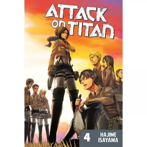  مانگا نبرد با تایتانها  4  attack on titan