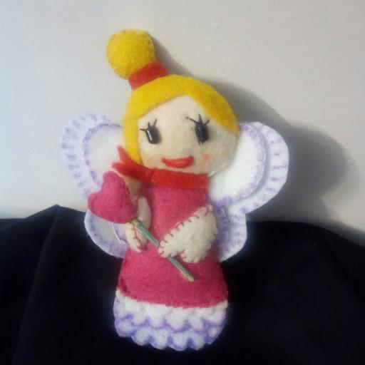 عروسک نمدی فرشته کوچولوی مهربون