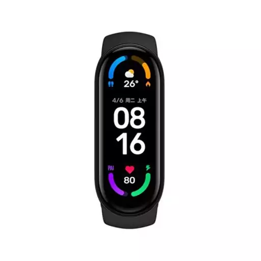 دستبند سلامتی شیائومی Mi Band 6 Global مدل XMSH15HM کار کرده تمیز