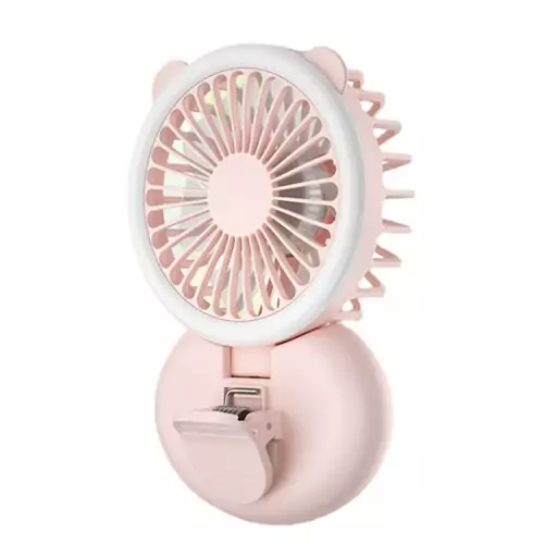 رینگ لایت و پنکه شارژی Luminous Mini Fan D11